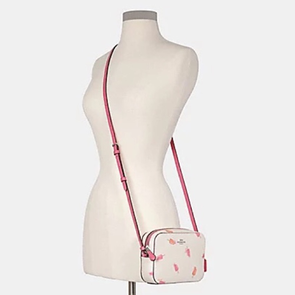 Coach Mini Camera Crossbody Bag With Popsicle Print - Picture 12 of 16